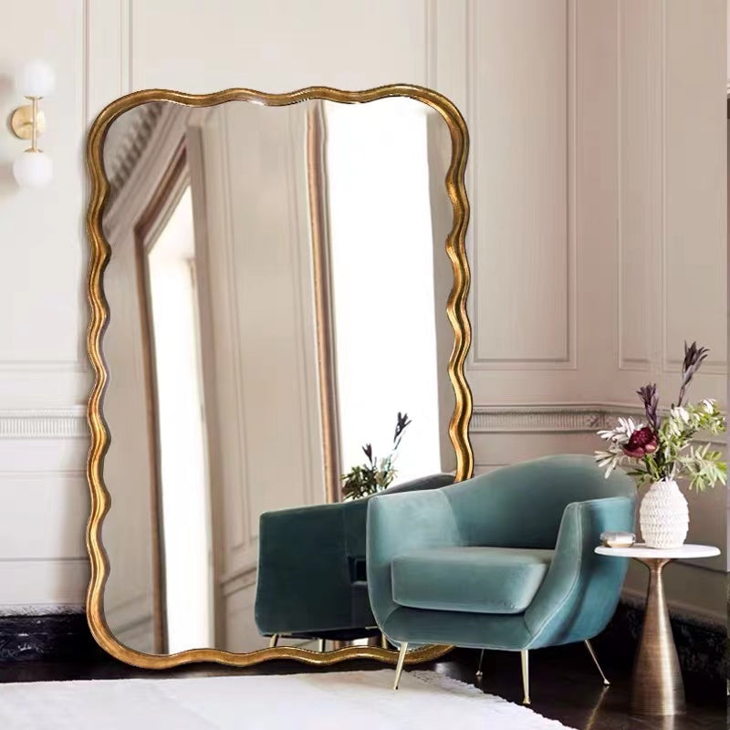 Extra Large Gold Frame Standing Mirror 120x180cm - 4 Seasons Home Gadgets