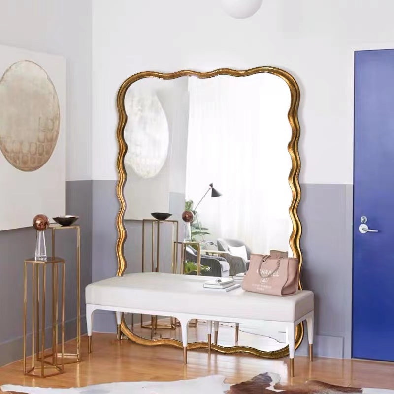 Extra Large Gold Frame Standing Mirror 120x180cm - 4 Seasons Home Gadgets