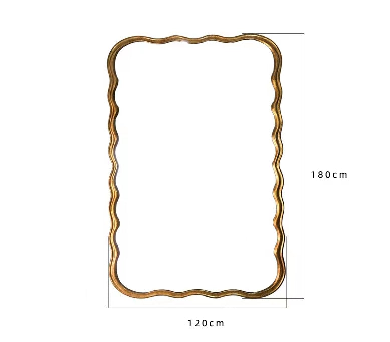 Extra Large Gold Frame Standing Mirror 120x180cm - 4 Seasons Home Gadgets