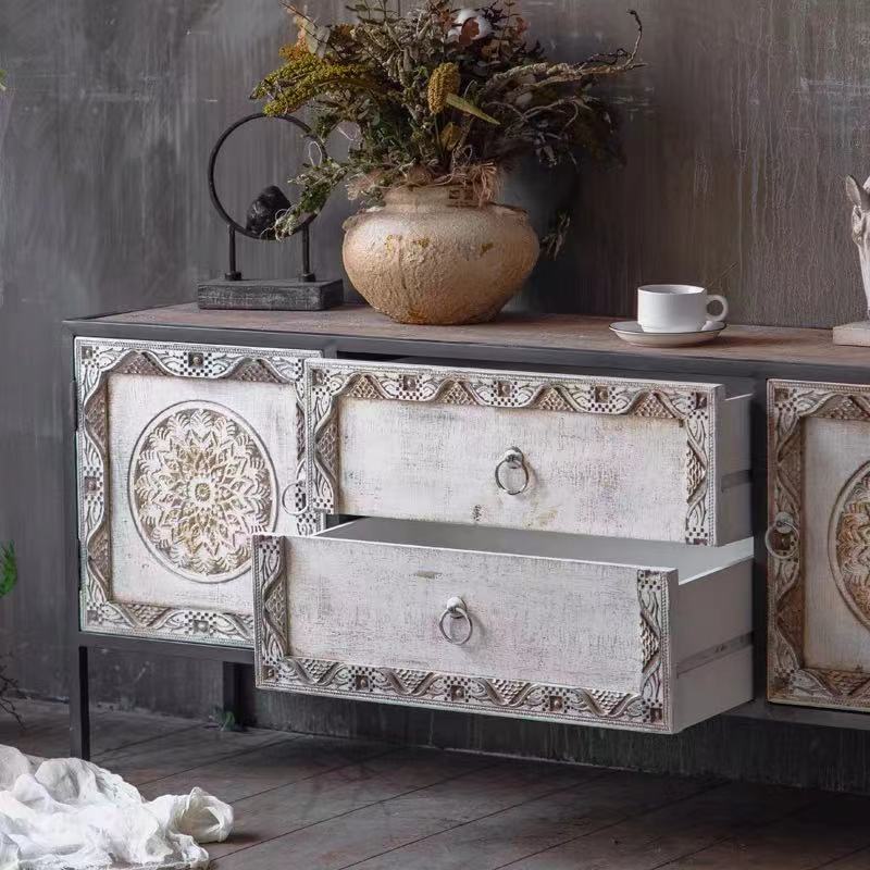 Farmhouse TV Console Table - 4 Seasons Home Gadgets