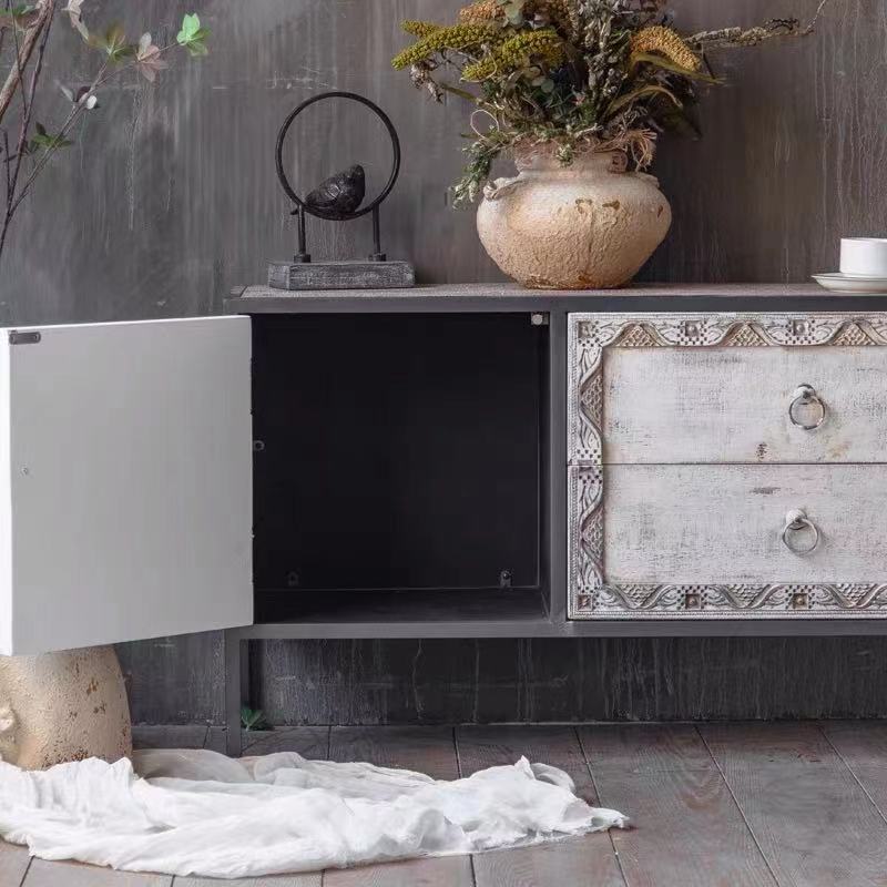 Farmhouse TV Console Table - 4 Seasons Home Gadgets