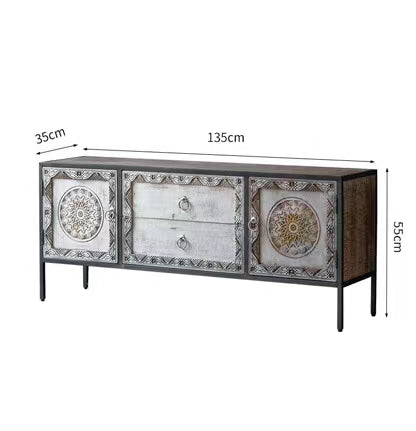 Farmhouse TV Console Table - 4 Seasons Home Gadgets