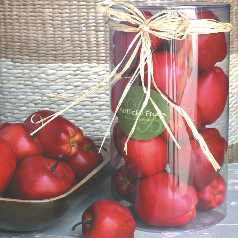 Faux Green & Red Apple - 4 Seasons Home Gadgets