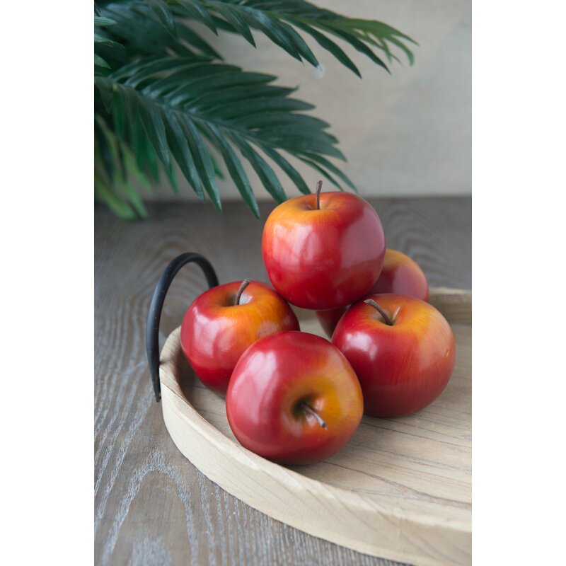 Faux Green & Red Apple - 4 Seasons Home Gadgets