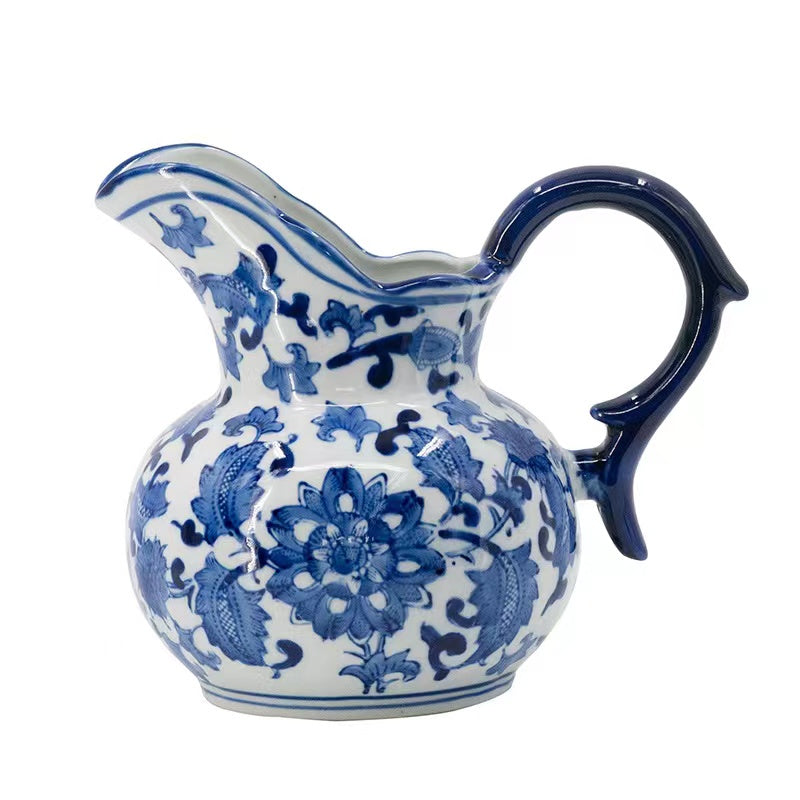 Fine China Blue Ceramic Jar - 4 Seasons Home Gadgets