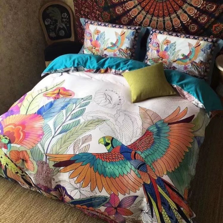 Flamingo Comforter and Sheet Set - 4 Seasons Home Gadgets