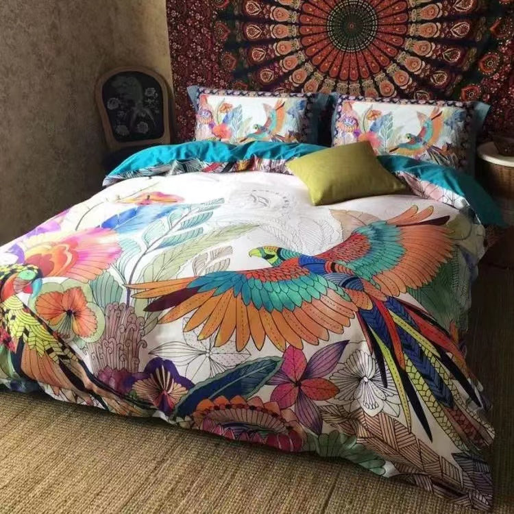 Flamingo Comforter and Sheet Set - 4 Seasons Home Gadgets