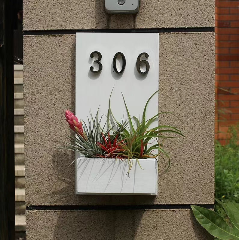 Floating Wall Address Plaque - 4 Seasons Home Gadgets