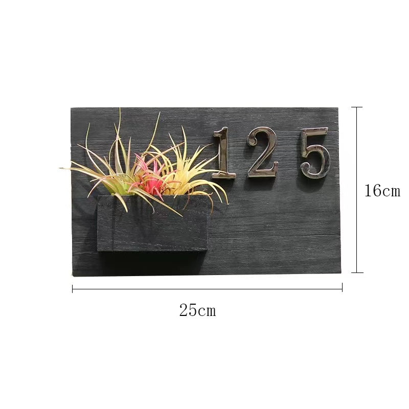 Floating Wall Address Plaque - 4 Seasons Home Gadgets