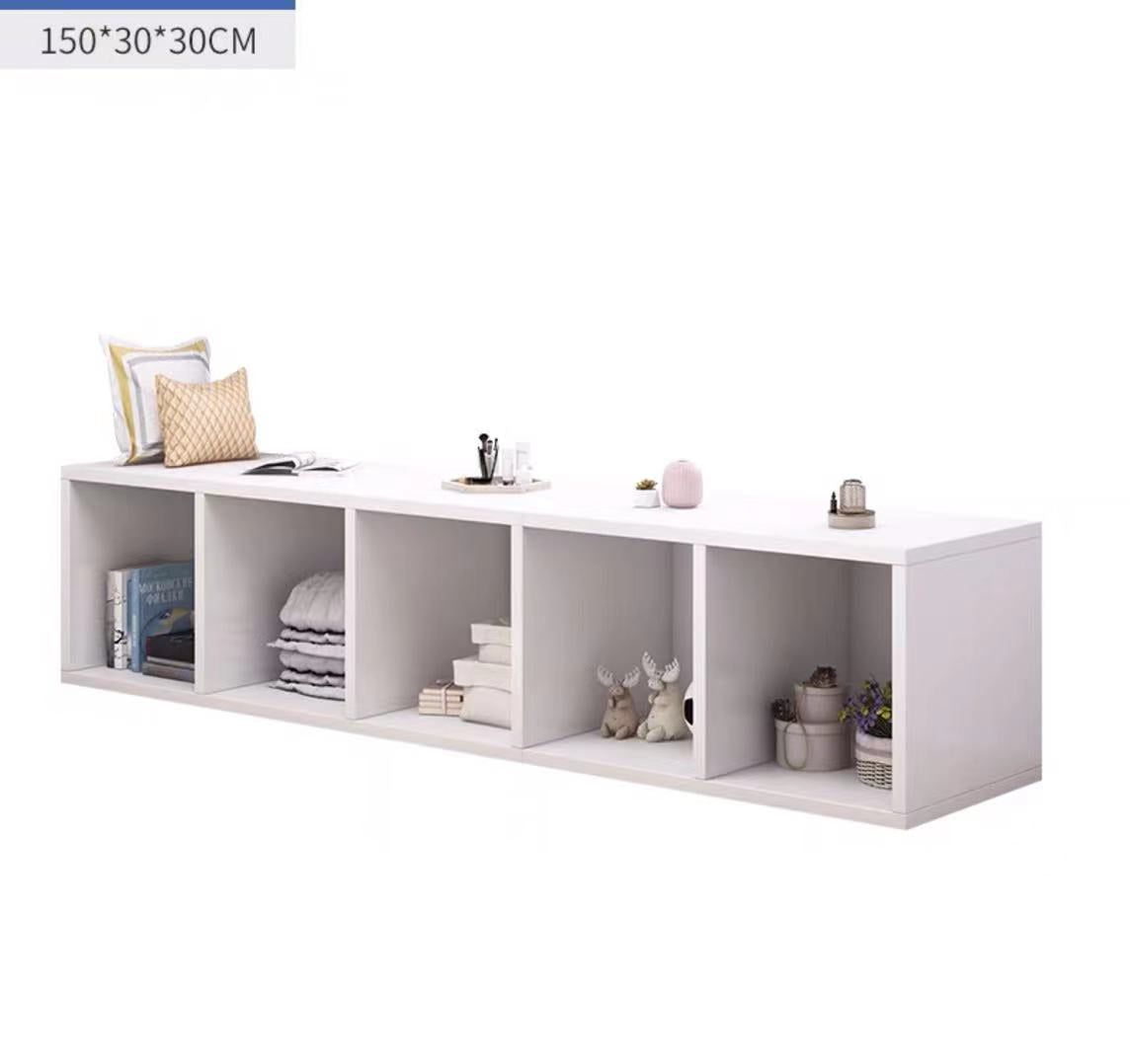 Floor Shelf Console with Storage - 4 Seasons Home Gadgets