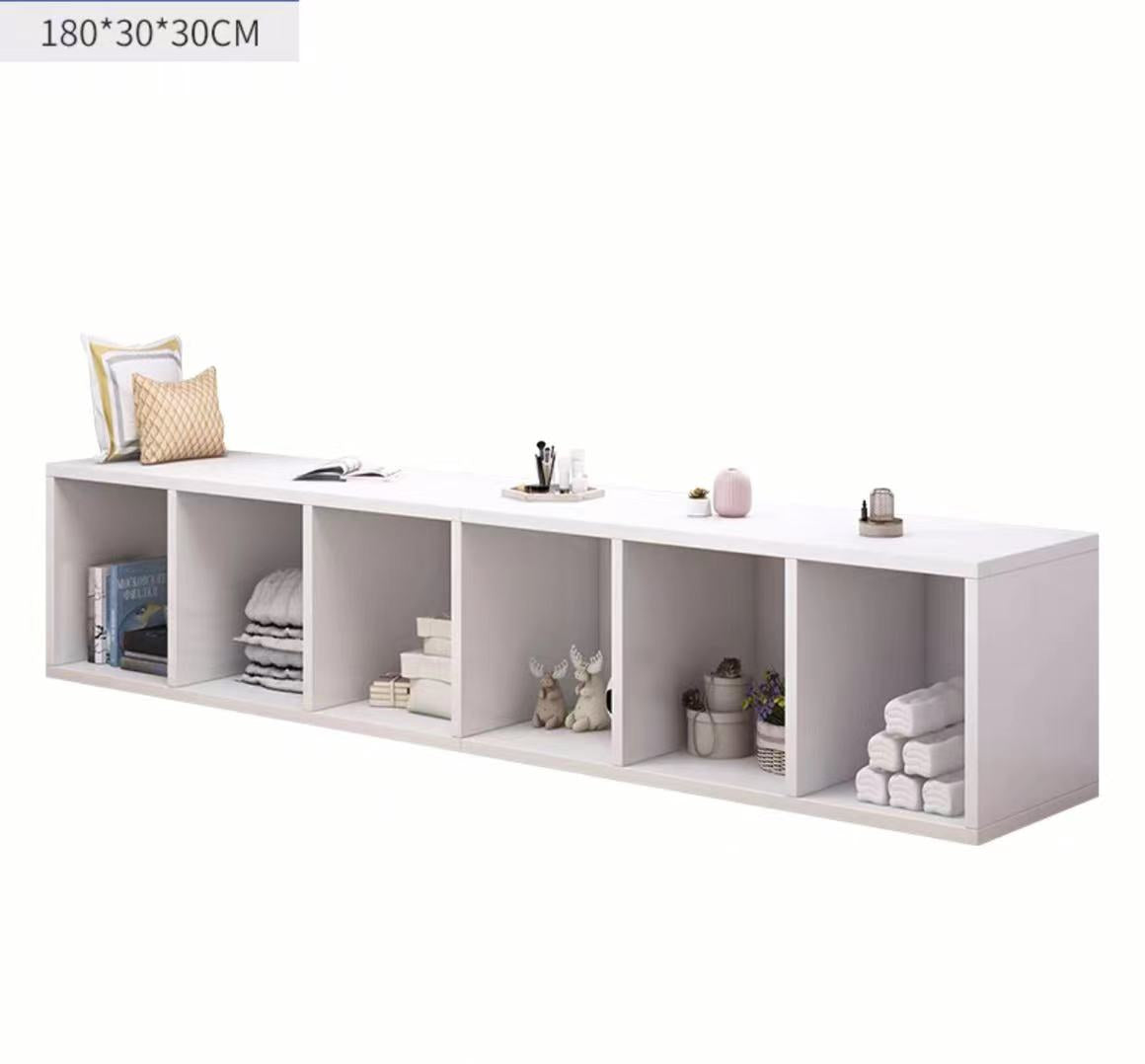 Floor Shelf Console with Storage - 4 Seasons Home Gadgets