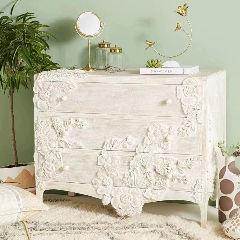 Floral 3 - Drawer Dresser - 4 Seasons Home Gadgets