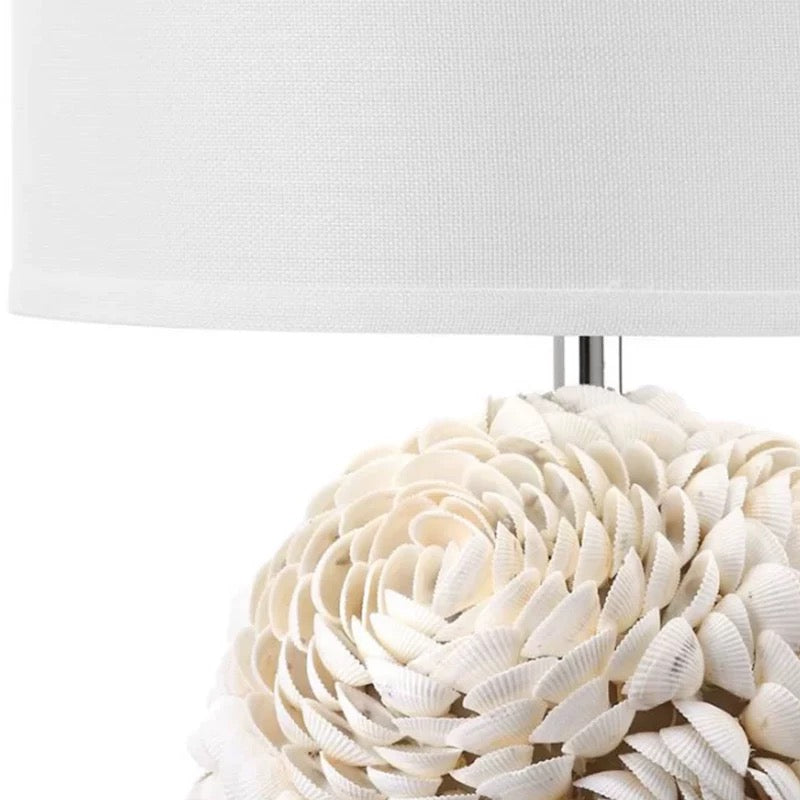 Floral Shell Table Lamp - 4 Seasons Home Gadgets