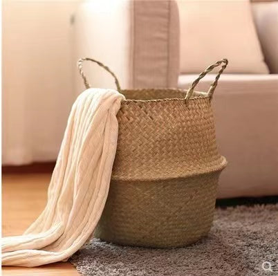 Foldable Rattan Basket - 4 Seasons Home Gadgets