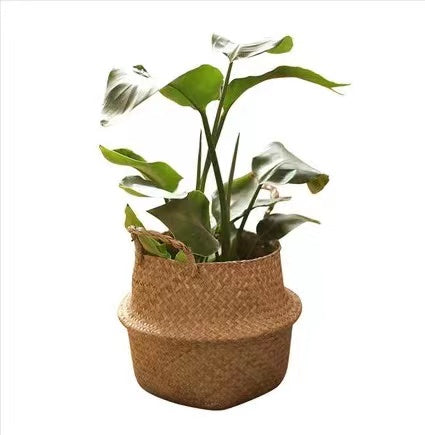 Foldable Rattan Basket - 4 Seasons Home Gadgets