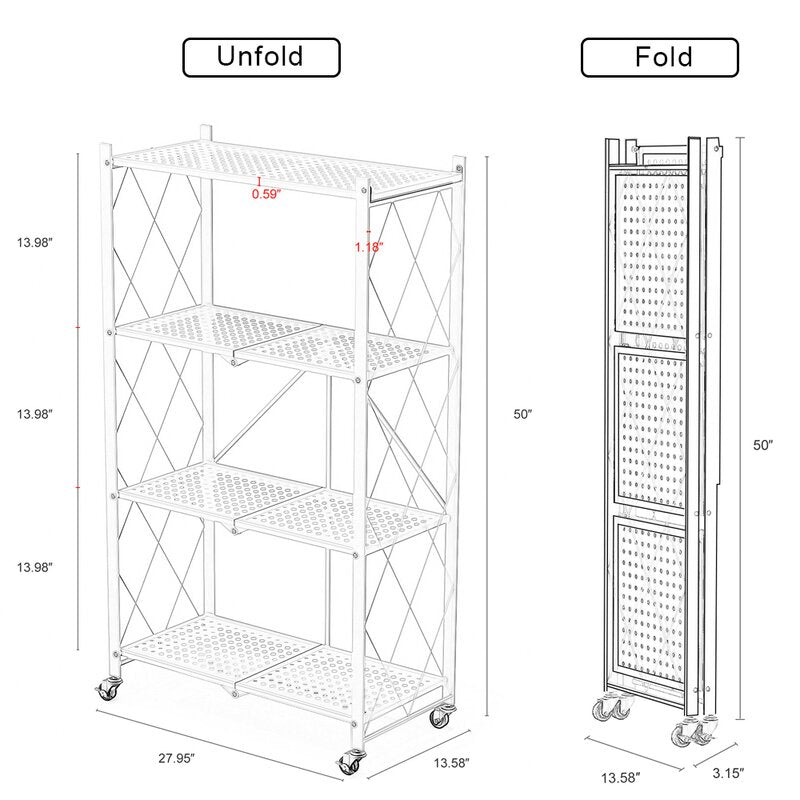 Foldable Storage Shelves - 4 Seasons Home Gadgets