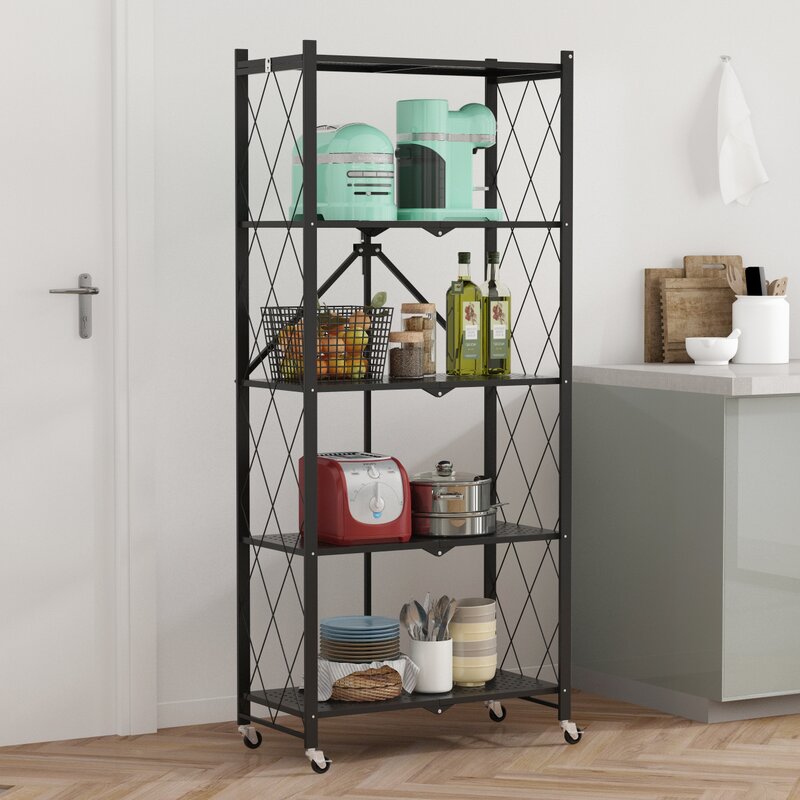 5-Tier Foldable Storage Shelves - 4 Seasons Home Gadgets