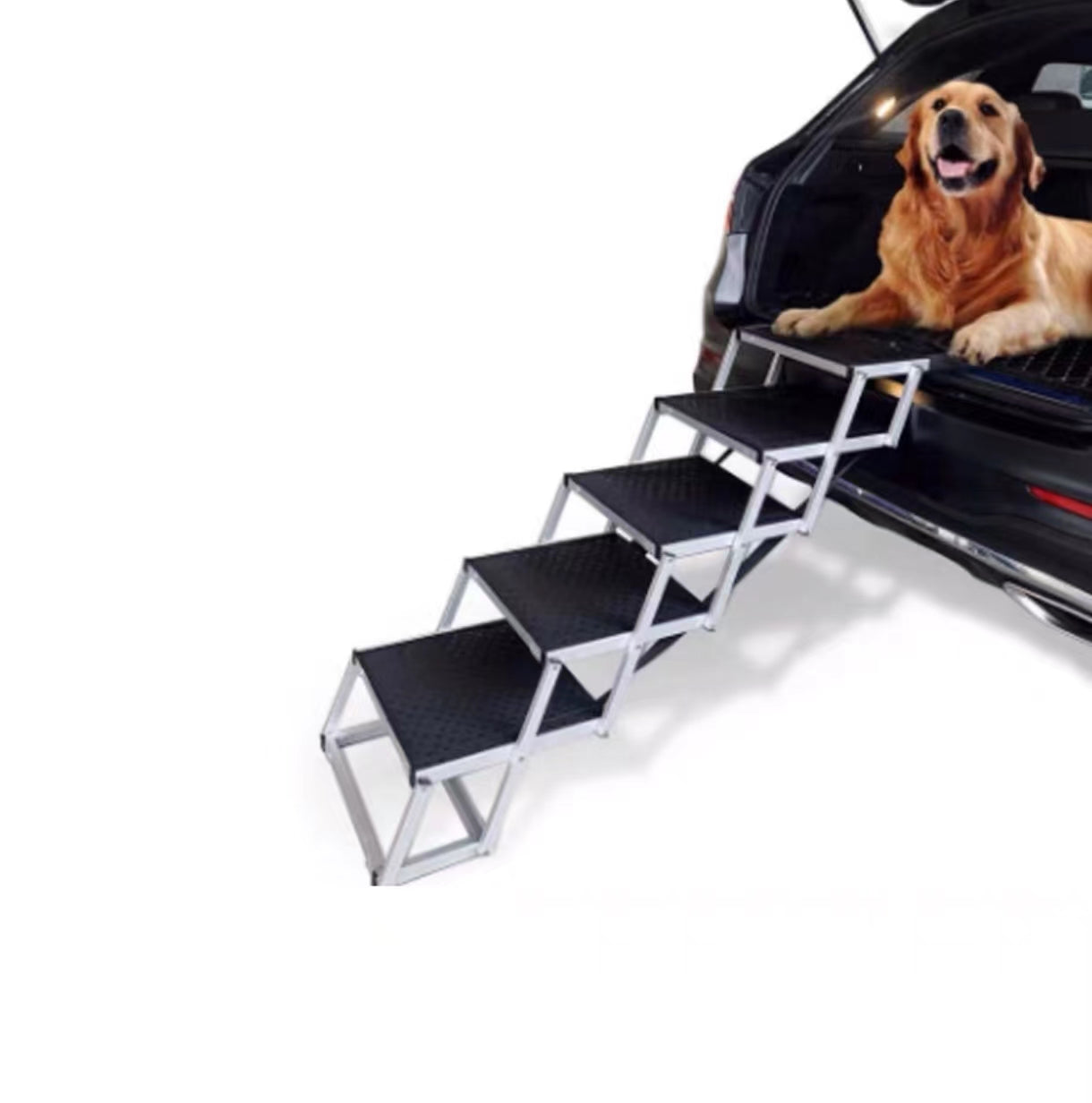 Foldable Sturdy Pet Stairs For Large Dogs - 4 Seasons Home Gadgets