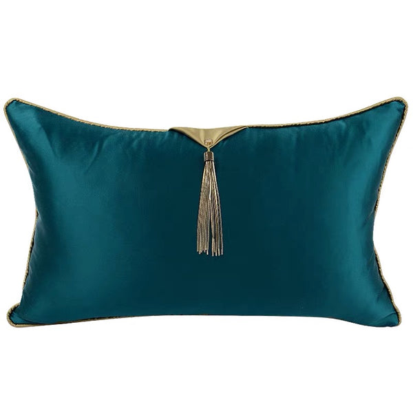 Fringe Decorative Lumbar Cushion - 4 Seasons Home Gadgets