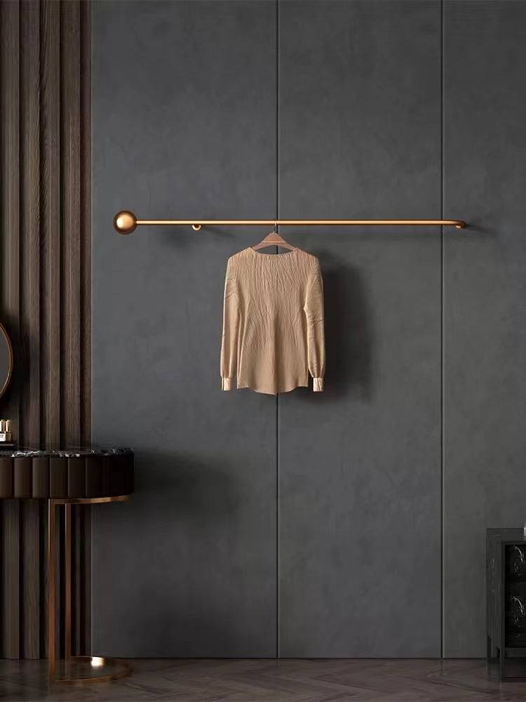 Furston  Gold Wall Mounted Coat Rack - 4 Seasons Home Gadgets