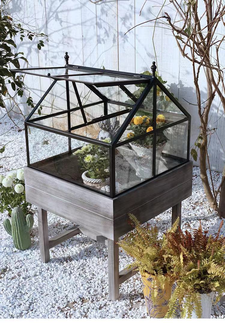 Glass Planter Bed Grow Box - 4 Seasons Home Gadgets