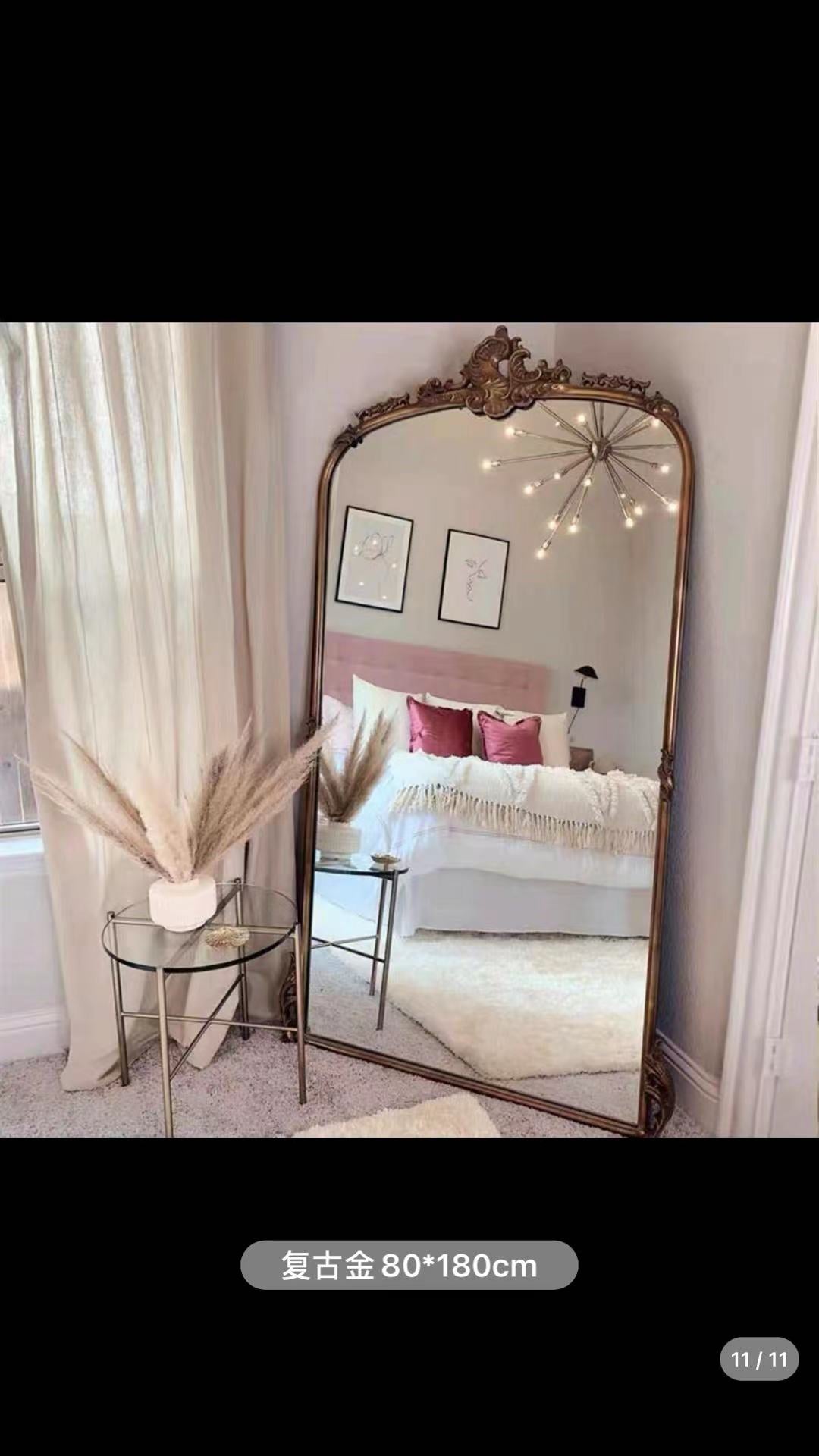 Gold Full Length Mirror - 4 Seasons Home Gadgets