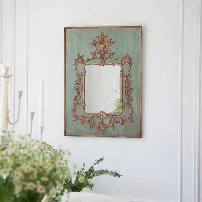 Halyna Wooden Mirror - 4 Seasons Home Gadgets