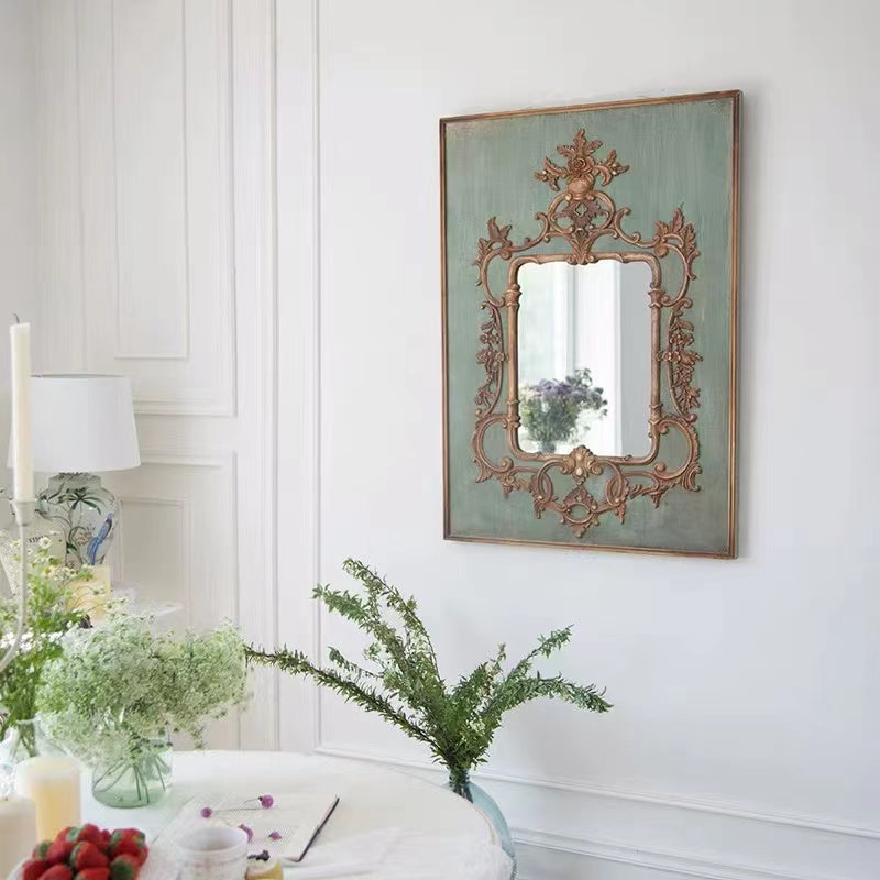 Halyna Wooden Mirror - 4 Seasons Home Gadgets