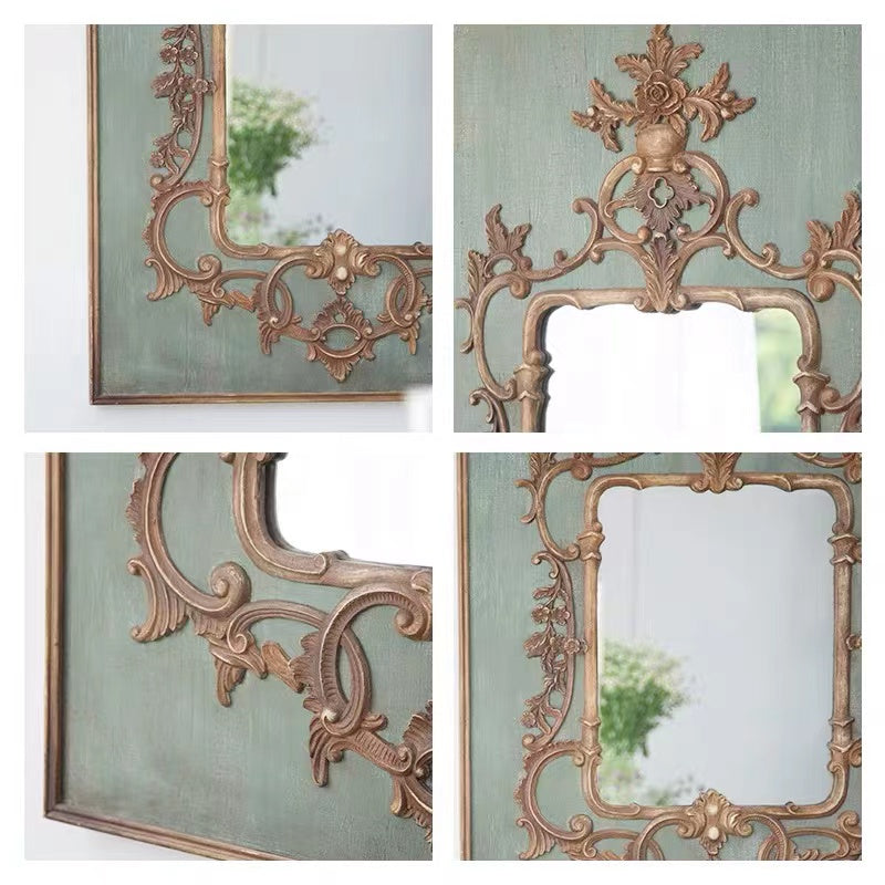 Halyna Wooden Mirror - 4 Seasons Home Gadgets