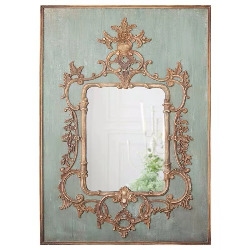 Halyna Wooden Mirror - 4 Seasons Home Gadgets