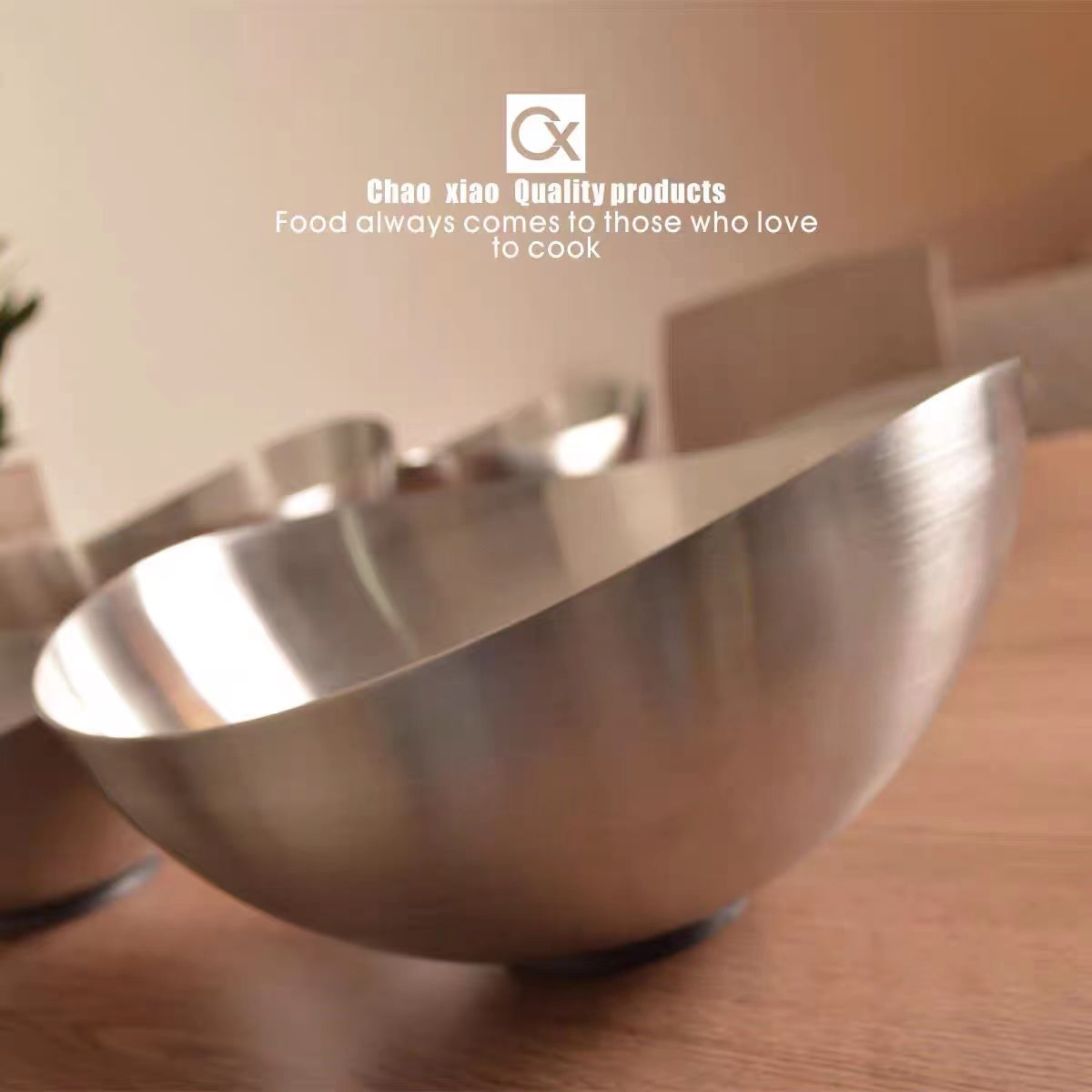 Hammered Stainless Steel Server Mixing Bowl - 4 Seasons Home Gadgets
