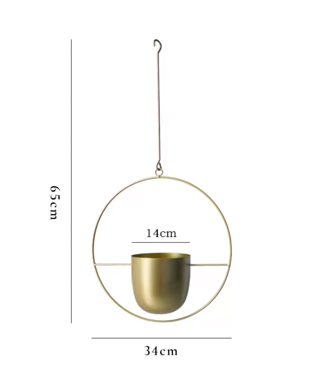 Hanging Iron Planter - 4 Seasons Home Gadgets