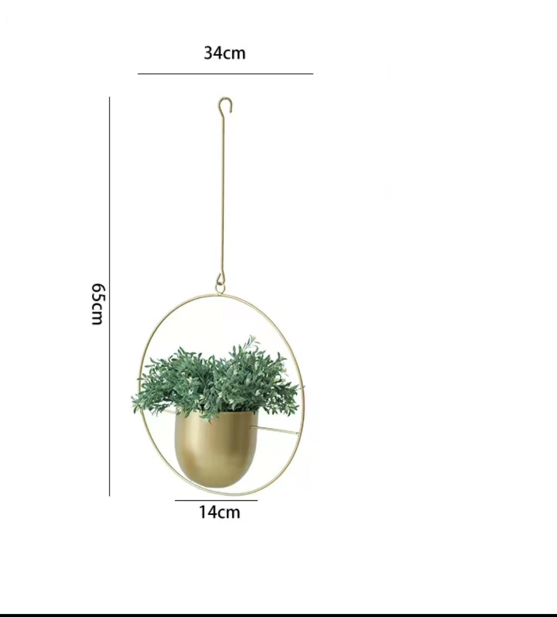 Hanging Iron Planter - 4 Seasons Home Gadgets