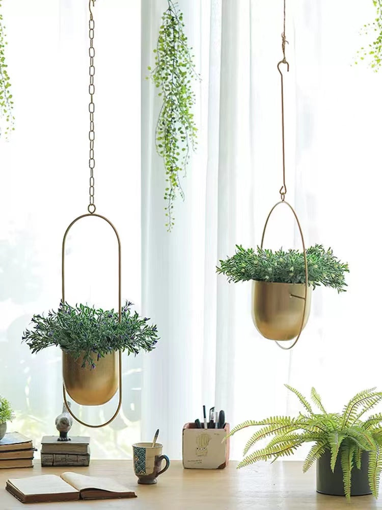 Hanging Iron Planter - 4 Seasons Home Gadgets