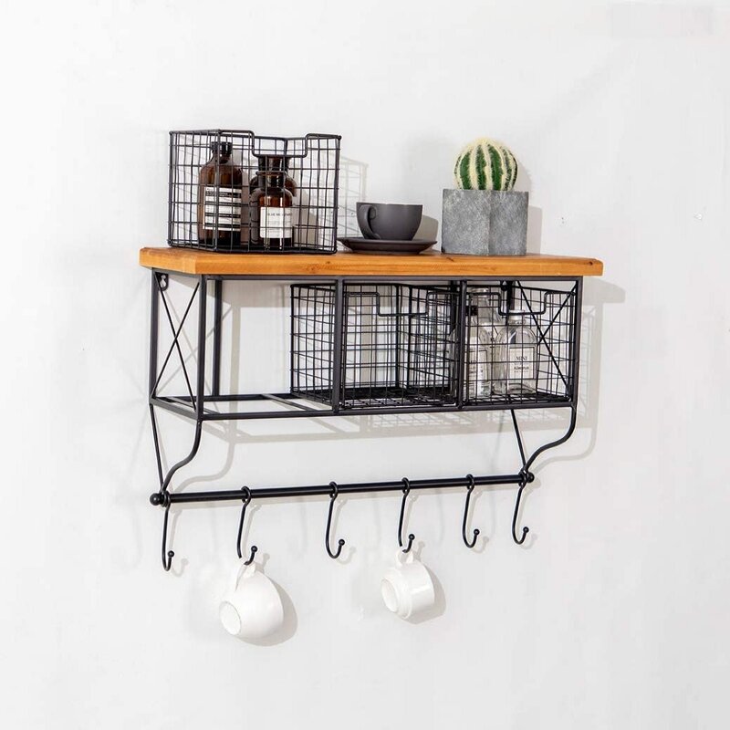 Hanging Storage Rack Display Shelf - 4 Seasons Home Gadgets