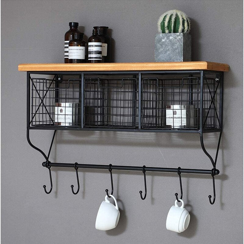 Hanging Storage Rack Display Shelf - 4 Seasons Home Gadgets