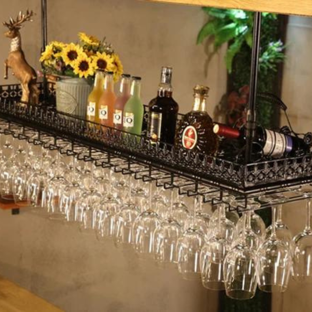 Hanging Wine Rack - 4 Seasons Home Gadgets