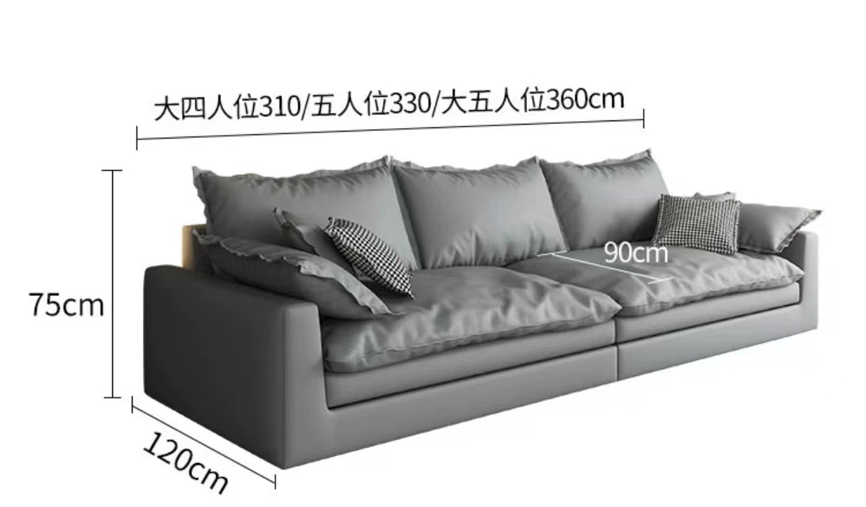 Harlei Large PU Sofa - 4 Seasons Home Gadgets