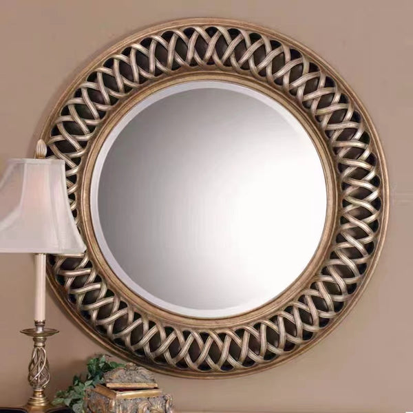 Hiltz Round Wall Mirror - 4 Seasons Home Gadgets