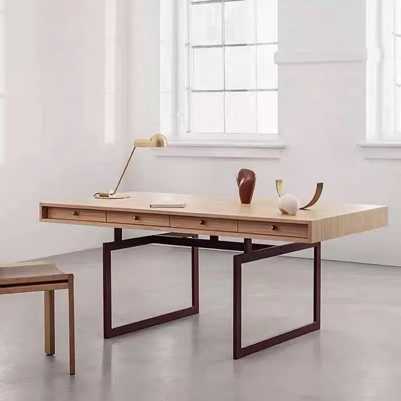 Hinnant Wood Drawer Desk - 4 Seasons Home Gadgets