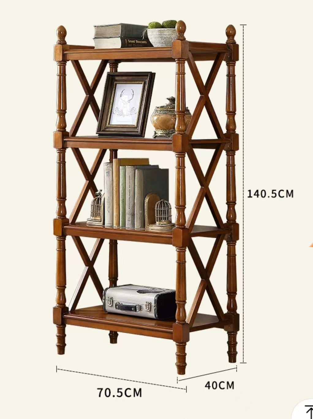 Hollen Wood Tiers Shelf - 4 Seasons Home Gadgets