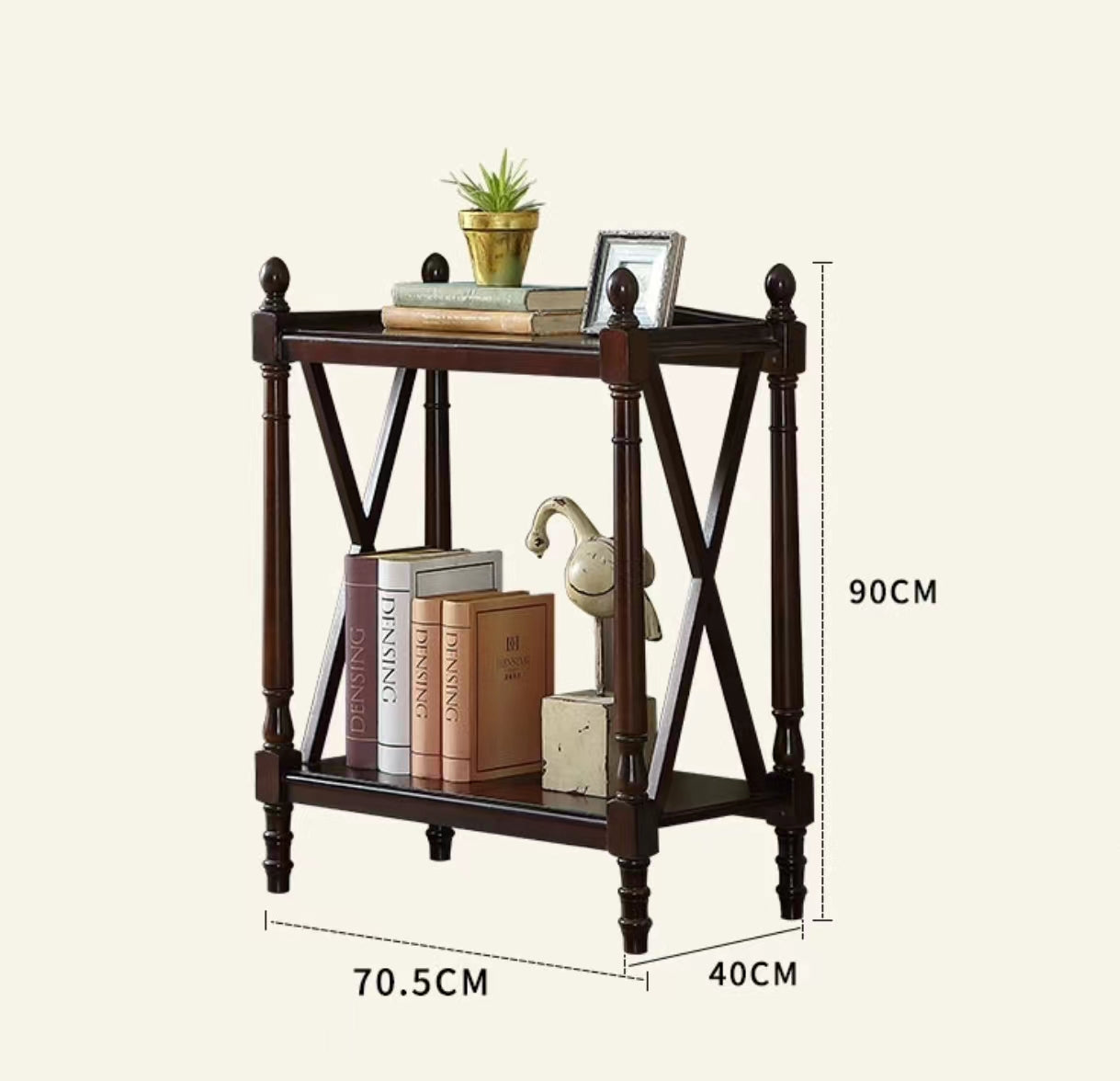 Hollen Wood Tiers Shelf - 4 Seasons Home Gadgets