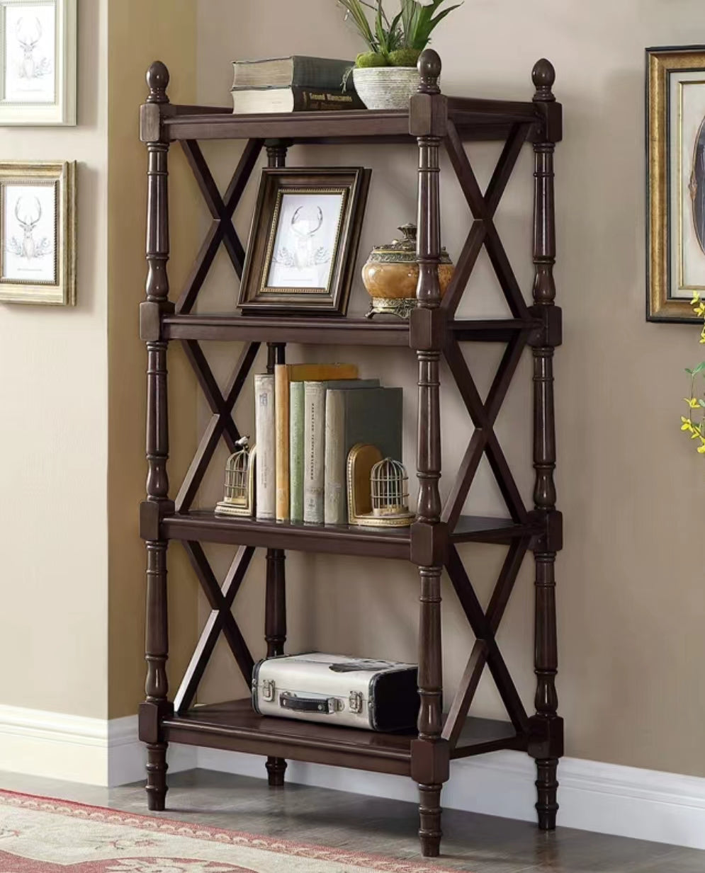 Hollen Wood Tiers Shelf - 4 Seasons Home Gadgets