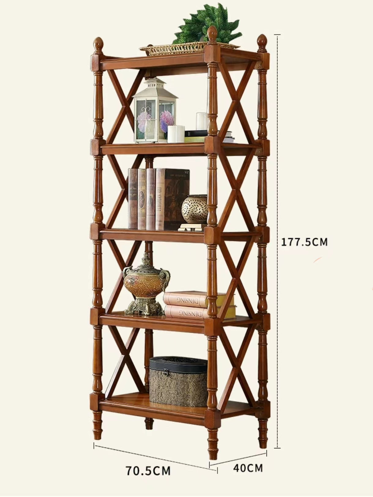 Hollen Wood Tiers Shelf - 4 Seasons Home Gadgets