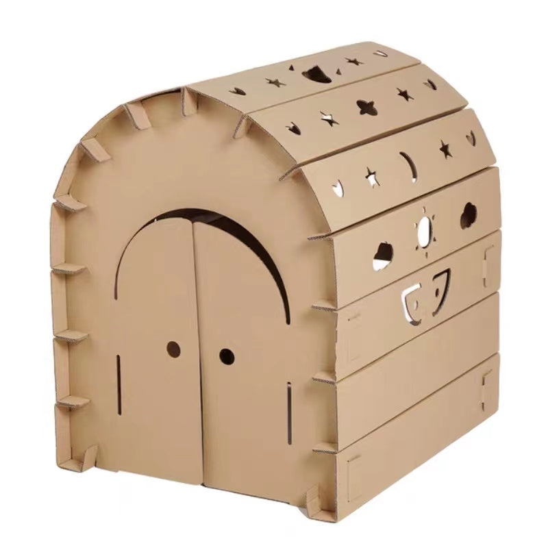 Indoor Cardboard DIY Star House - 4 Seasons Home Gadgets