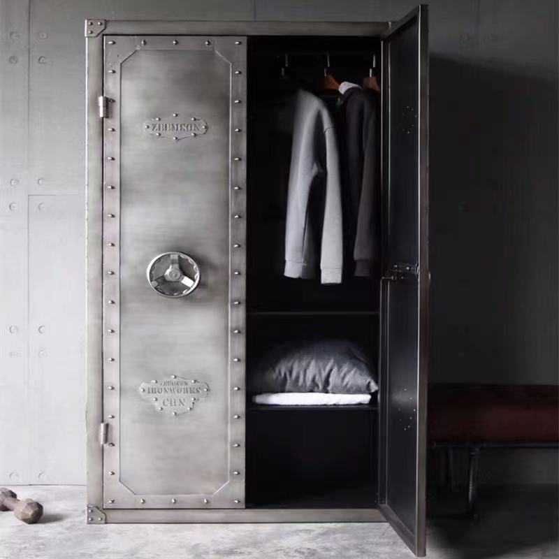 Industrial Metal Wardrobe - 4 Seasons Home Gadgets