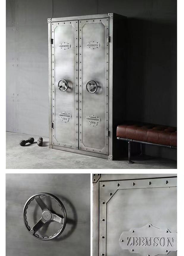 Industrial Metal Wardrobe - 4 Seasons Home Gadgets