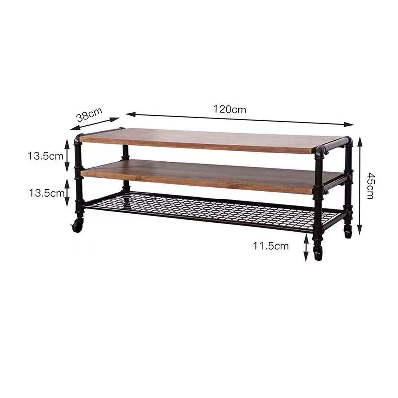 Industrial Wood Bench - 4 Seasons Home Gadgets