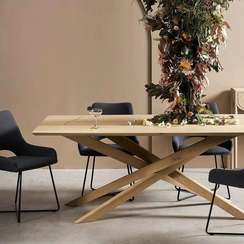 Ingrid Ash Wood Dining Table - 4 Seasons Home Gadgets