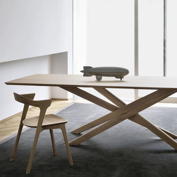 Ingrid Ash Wood Dining Table - 4 Seasons Home Gadgets